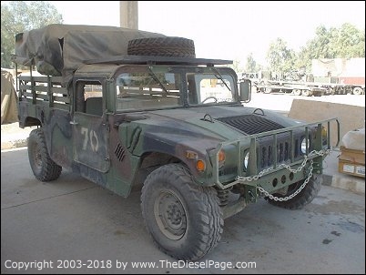 War in the Desert - & the 6.2/6.5 HMMWV  - Copyright 2018 TheDieselPage.com
