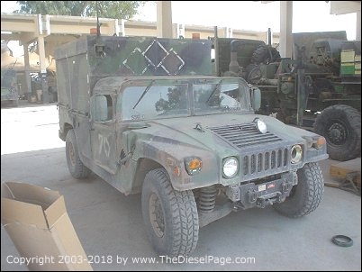 War in the Desert - & the 6.2/6.5 HMMWV  - Copyright 2018 TheDieselPage.com