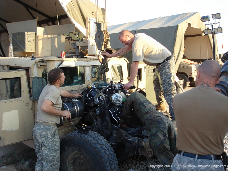 War in the Desert - & the 6.2/6.5 HMMWV  - Copyright 2018 TheDieselPage.com