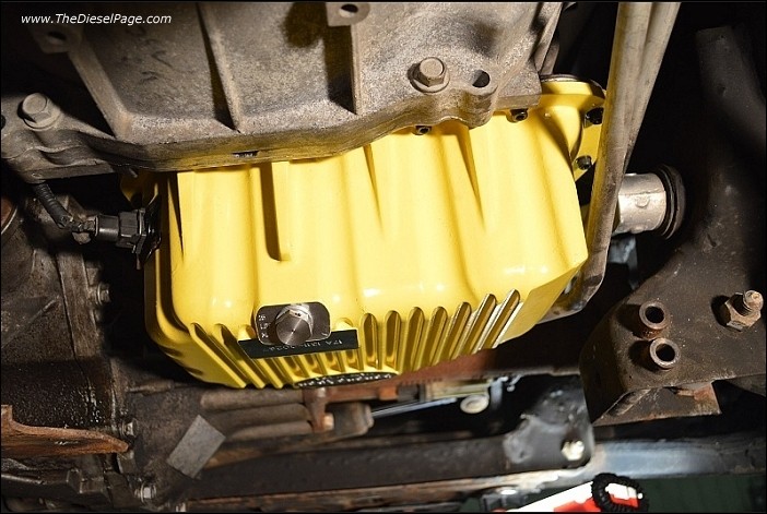 Banana Pan - Cast Aluminum Oil Pan for the Duramax 6.6L Diesel - TheDieselPage.com