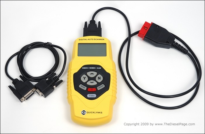 Quicklynks OBD2 Code Scanner - May 2009-2018 - Copyright 2009-2018 by TheDieselPage.com